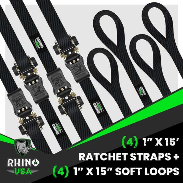 RSA Tie Down Kits Rhino USA GMG-R1-4PACK