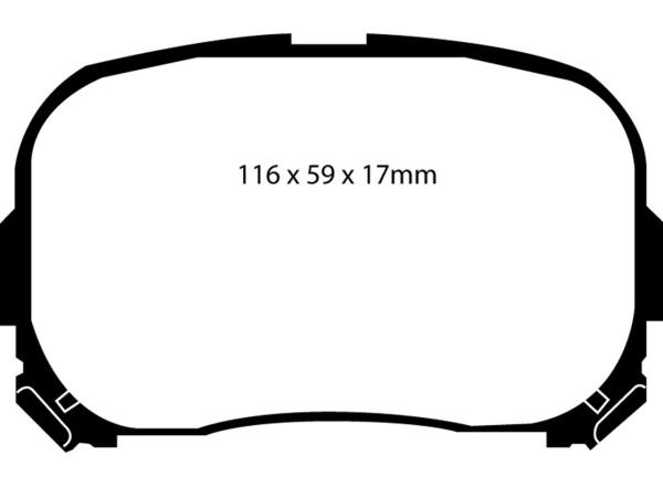 EBC Greenstuff Brake Pad Sets EBC DP61133