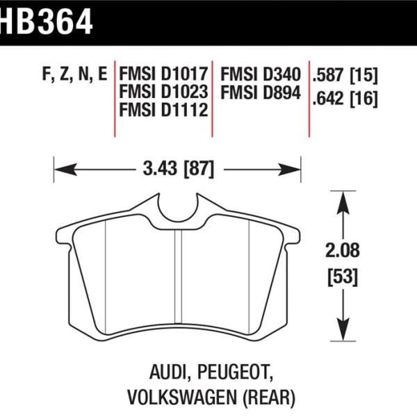 Hawk Performance HB364F.587