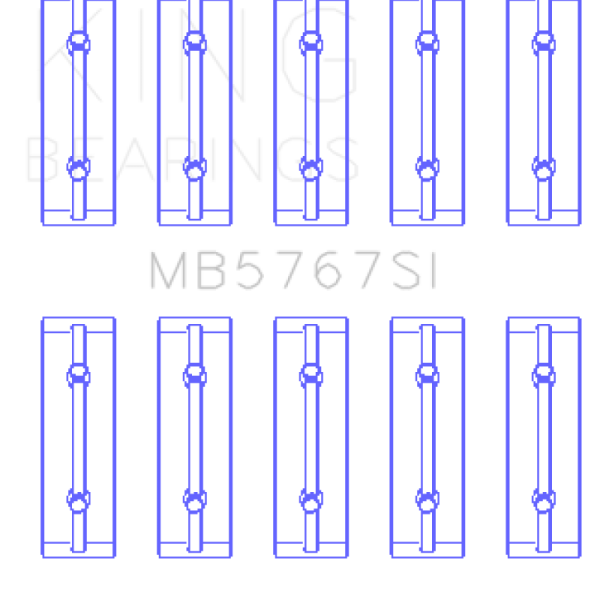 KING Main Bearings King Engine Bearings MB5767SI