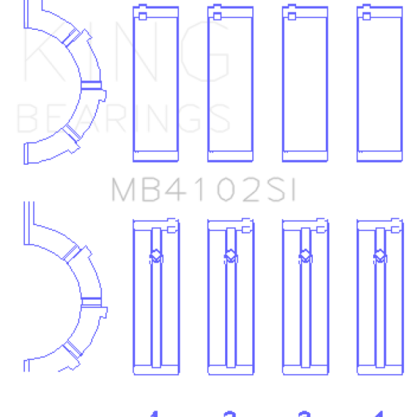 King Engine Bearings MB4102SI.026