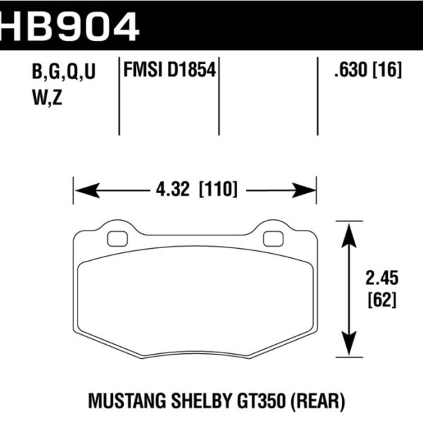 Hawk Performance HB904Z.630
