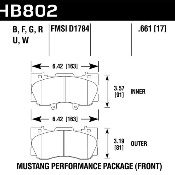 Hawk Performance HB802W.661