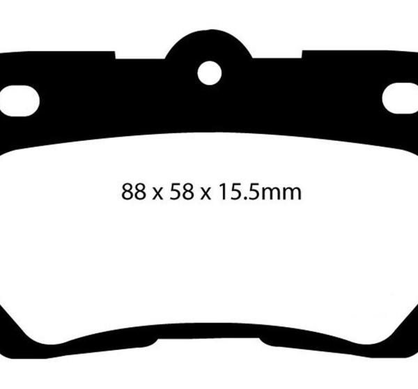 EBC Yellowstuff Brake Pad Sets EBC DP41586R