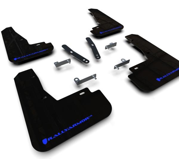 RAL UR Blk Flap/Blue Logo Rally Armor MF91-UR-BLK-BL