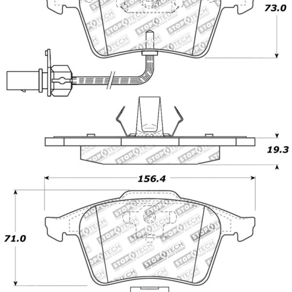 ST Sport Brake Pads Stoptech 309.09152