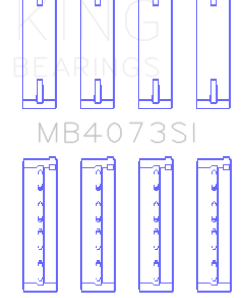 KING Main Bearings King Engine Bearings MB4073SI