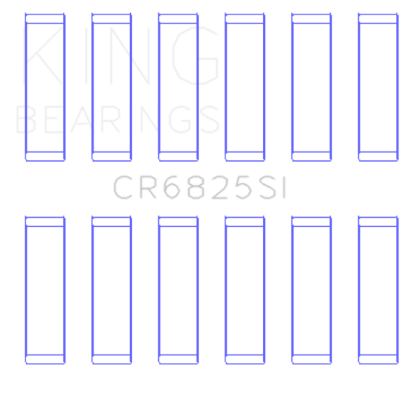 KING Connecting Rod Bearings King Engine Bearings CR6825SI0.5
