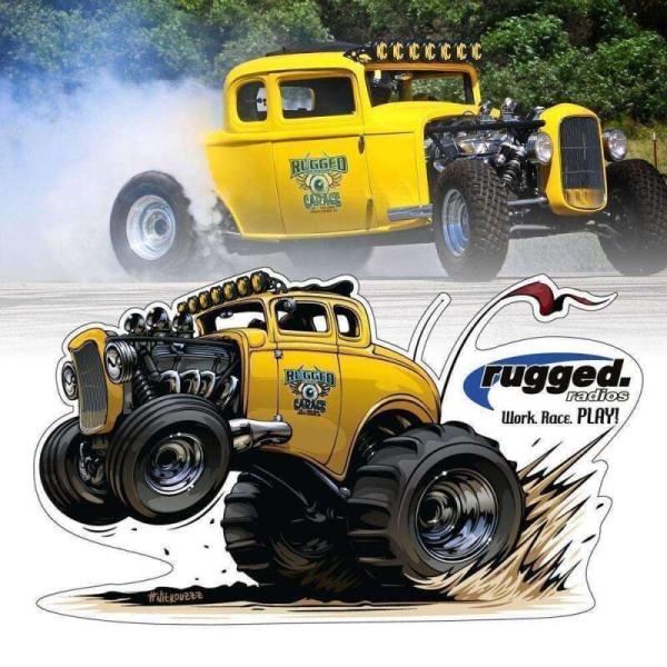 Rugged Radios STICKER-RUGGED32-NI