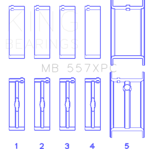 King Engine Bearings MB557XPC020