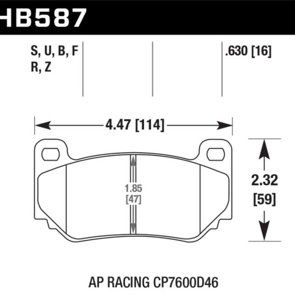 Hawk Performance HB587Z.630