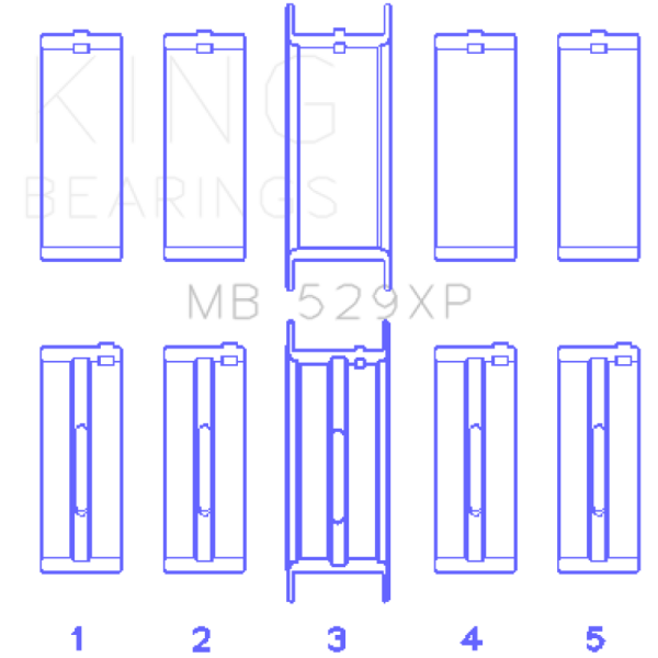 King Engine Bearings MB529XPSTDX