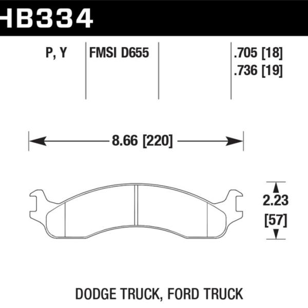 Hawk Performance HB334P.736