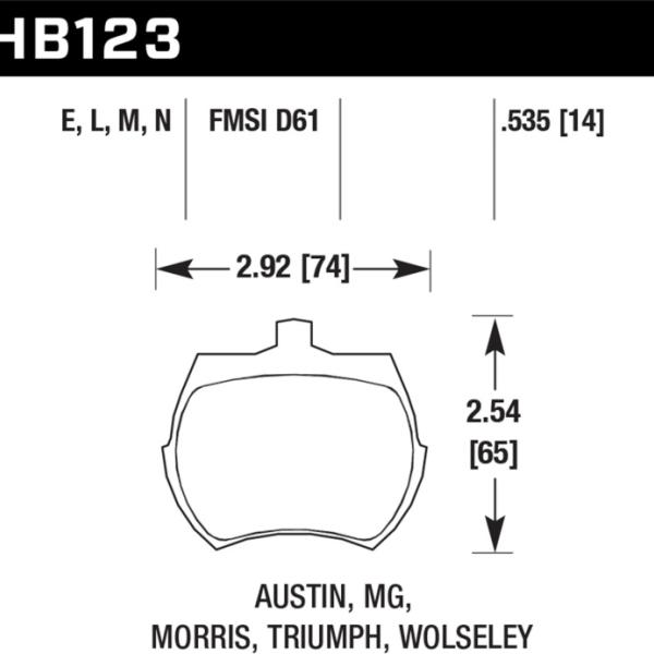 Hawk Performance HB123M.535