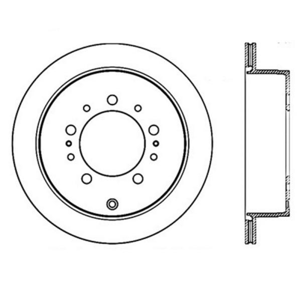 ST Slot & Drill Brake Rotors Stoptech 127.44157L