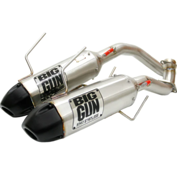 BIG EXO Stainless SXS Slip Ons Big Gun 14-6943