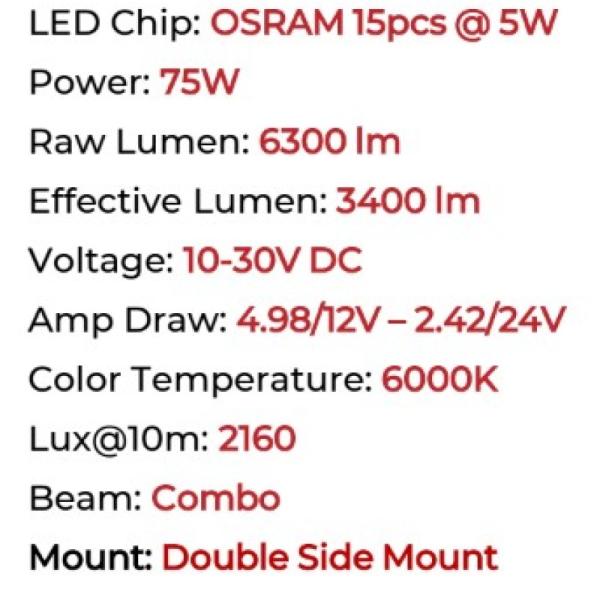 GOR Xplor Lighting Go Rhino 751052012CSS