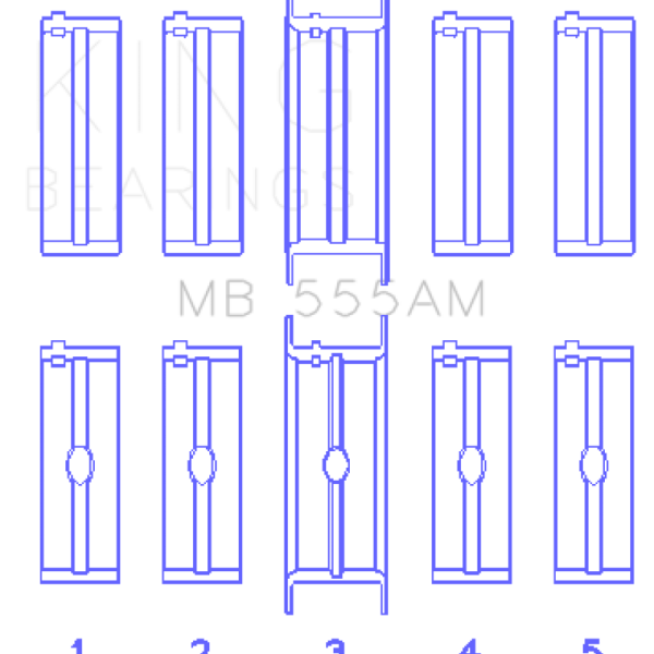 King Engine Bearings MB555AM010