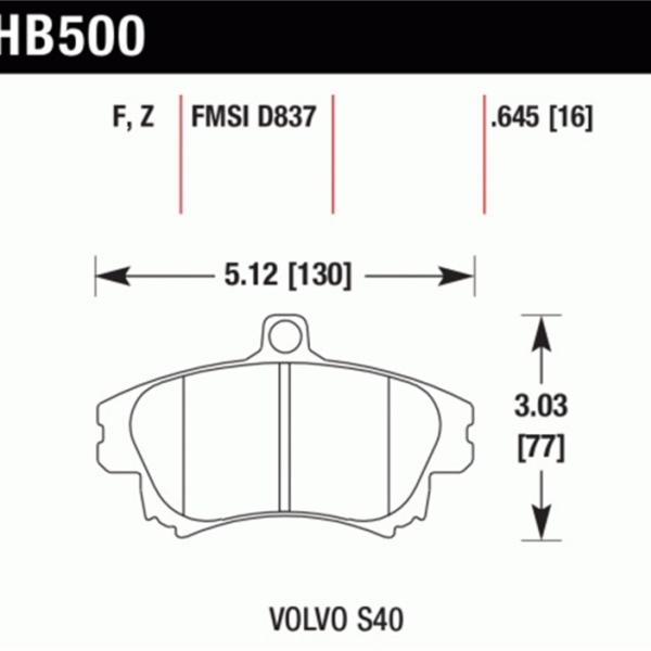 Hawk Performance HB500Z.645