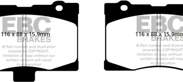 EBC Yellowstuff Brake Pad Sets EBC DP41735R