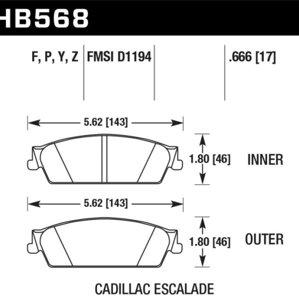 Hawk Performance HB568P.666