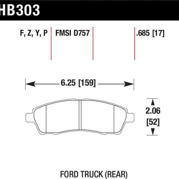 Hawk Performance HB303Y.685