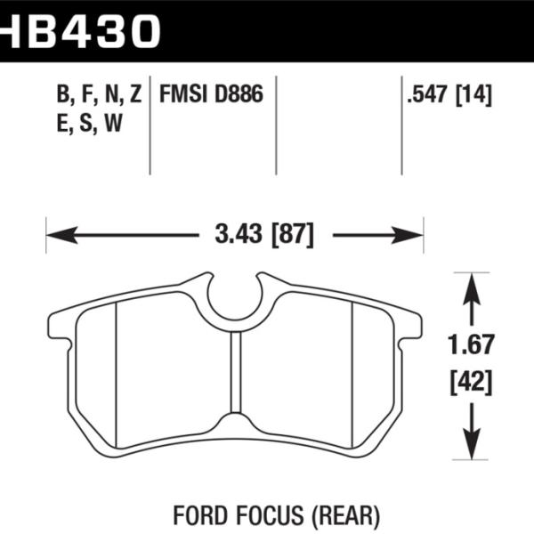 Hawk Performance HB430E.547