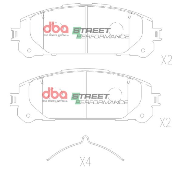 DBA SP Performance Brake Pads DBA DB15067SP