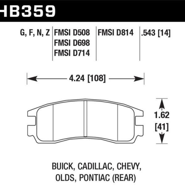 Hawk Performance HB359Z.543