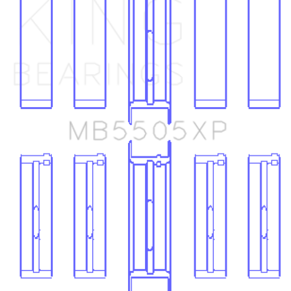 KING Performance Main Bearings King Engine Bearings MB5505XP