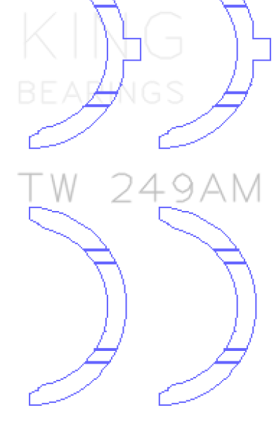 King Engine Bearings TW249AM