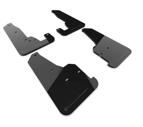 RAL UR Blk Flap/Met. Blk Logo Rally Armor MF134-UR-BLK-MBK