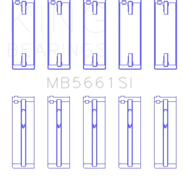 KING Main Bearings King Engine Bearings MB5661SI