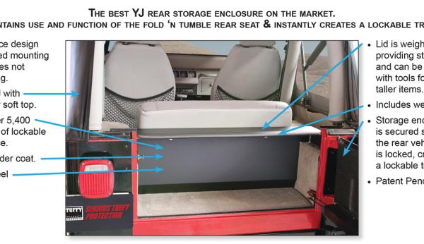 TFY Tailgate Security Enclosure Tuffy Products 297-01