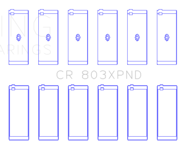 KING Performance Rod Bearings King Engine Bearings CR803XPND