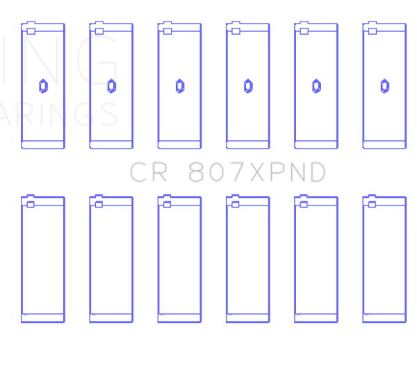 King Engine Bearings CR807XPND010