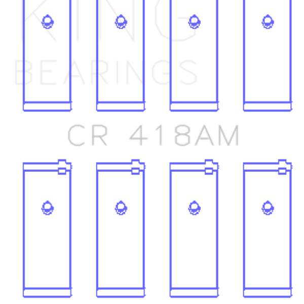 KING Rod Bearings King Engine Bearings CR418AM0.25