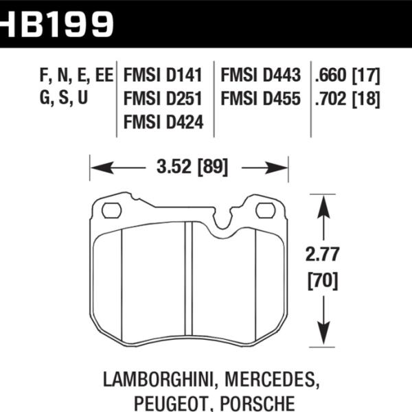 Hawk Performance HB199E.702