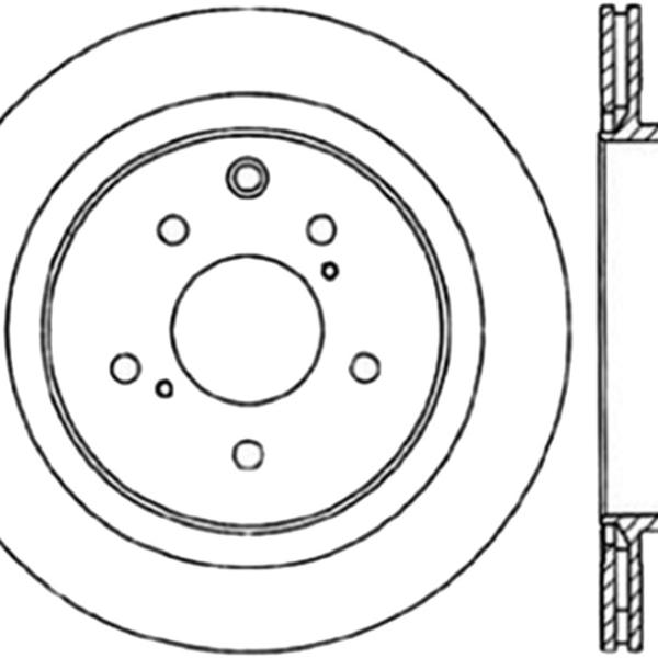 ST Slot & Drill Brake Rotors Stoptech 127.42047R