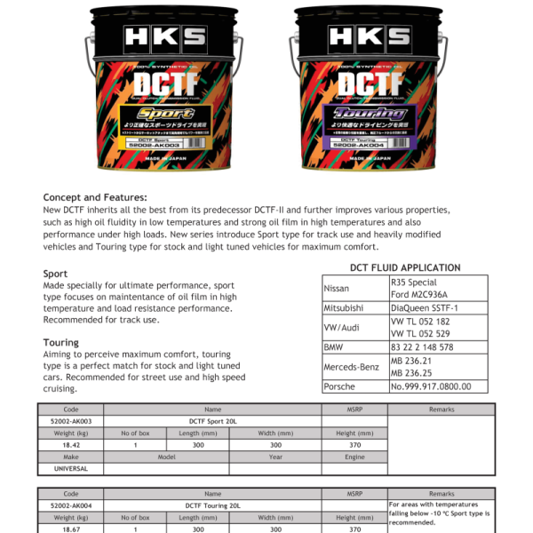 HKS 52002-AK004