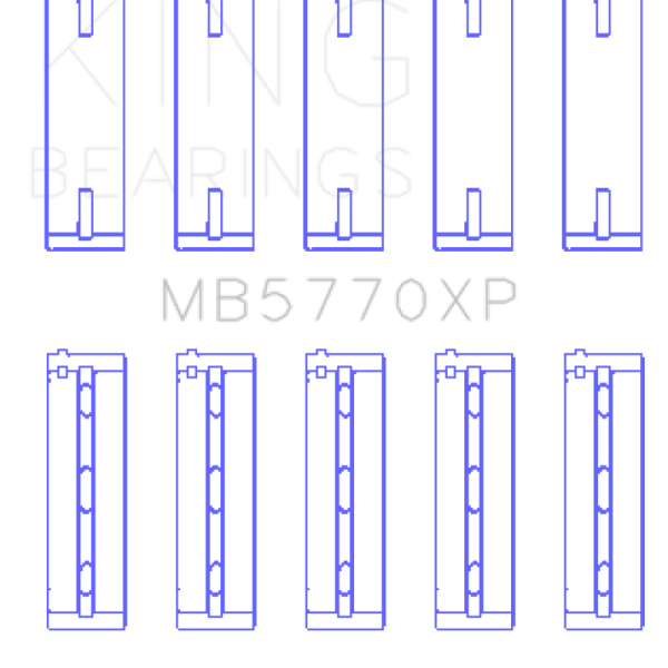 KING Main Bearings King Engine Bearings MB5770XP0.25