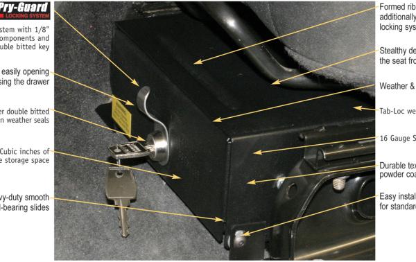 TFY Underseat Drawer Tuffy Products 248-01