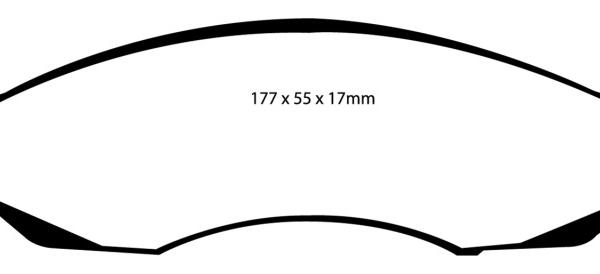 EBC Greenstuff Brake Pad Sets EBC DP61022