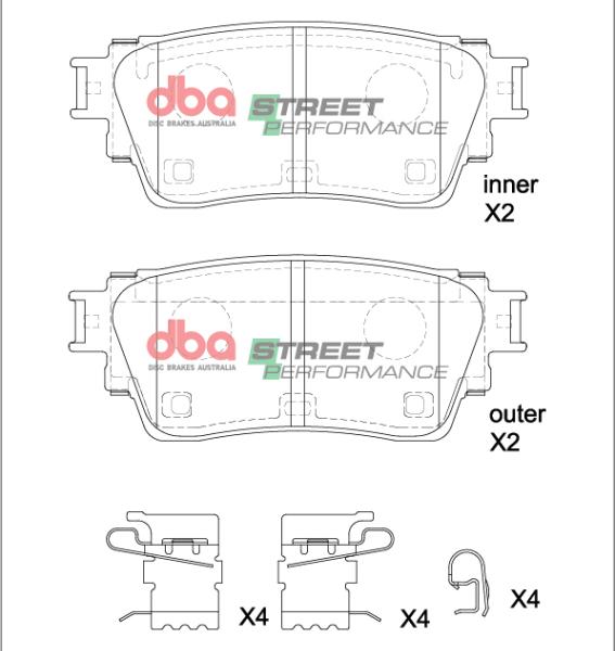 DBA SP Performance Brake Pads DBA DB15223SP