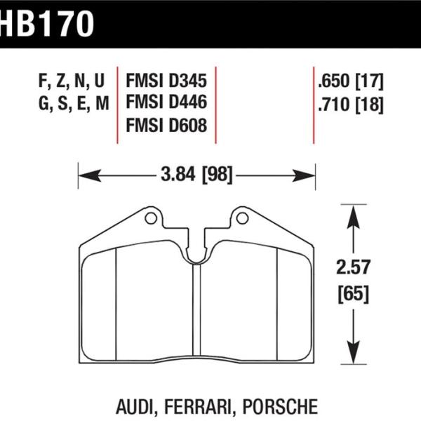 Hawk Performance HB170F.650
