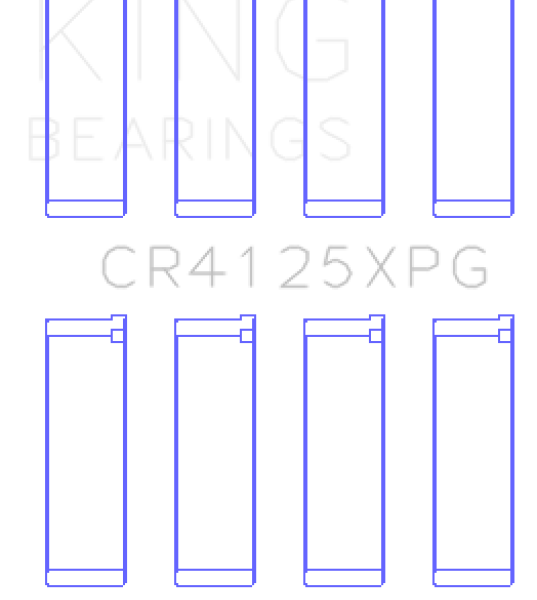 KING Rod Bearings King Engine Bearings CR4125XPG0.5