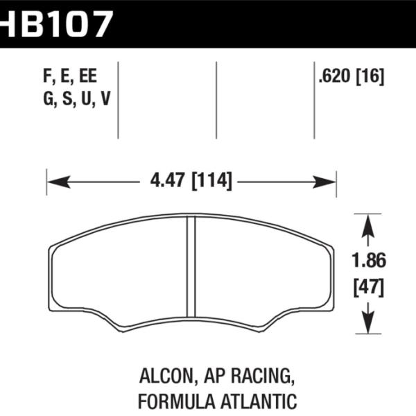 Hawk Performance HB107G.620