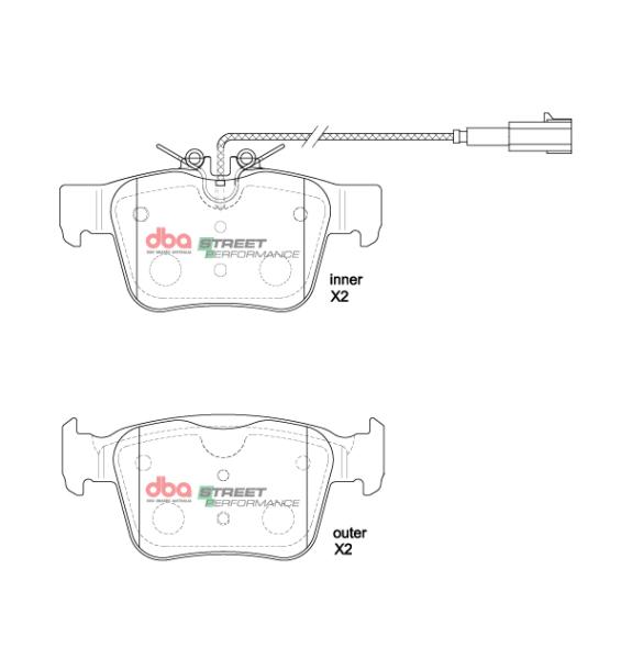 DBA SP Performance Brake Pads DBA DB8864SP