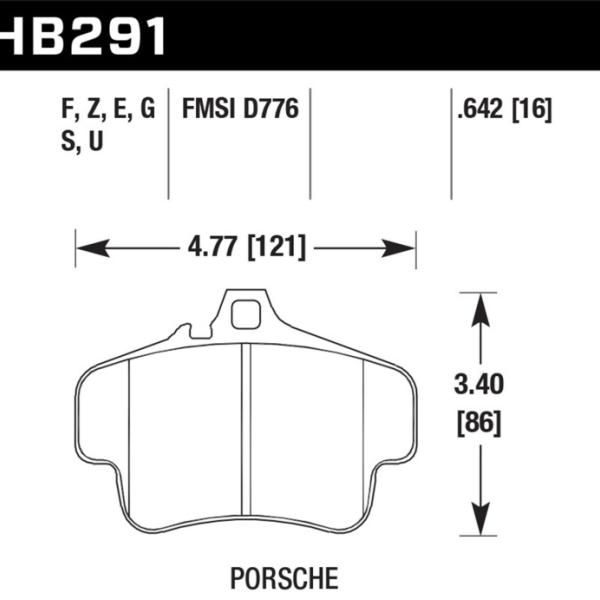 Hawk Performance HB291G.642