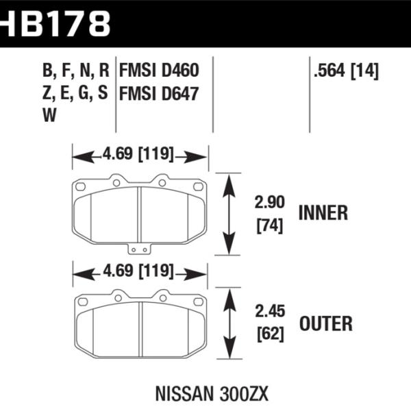 Hawk Performance HB178Z.564